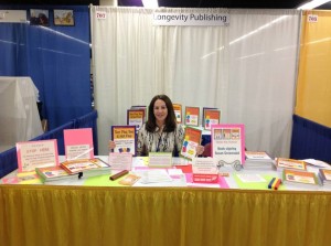 That's me at the CHEC vendor booth.